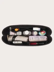 Purse Organizer Insert Felt Bag Organizer With Zipper Handbag Tote Shaper For Tote Bag Organizer Organiser School Supplies Teacher Gifts Back To School Teacher Accessories