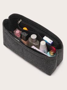 Purse Organizer Insert Felt Bag Organizer With Zipper Handbag Tote Shaper For Tote Bag Organizer Organiser School Supplies Teacher Gifts Back To School Teacher Accessories