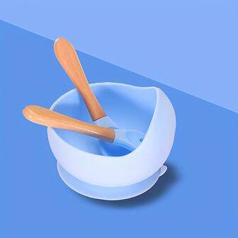 1pc Kids Bowl & 1pc Spoon & 1pc Fork