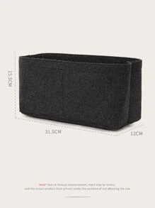 Purse Organizer Insert Felt Bag Organizer With Zipper Handbag Tote Shaper For Tote Bag Organizer Organiser School Supplies Teacher Gifts Back To School Teacher Accessories