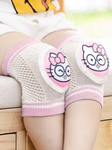 Niños con patrón de gato con diseño de parche para vida diaria - Rosa - Ver 1