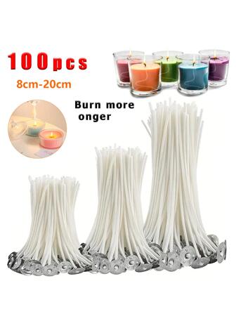 100pcs White Candle Wick