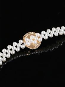 派对仿珍珠装饰腰带 夏季、秋季、万圣节 - 彩色 - 查看 3