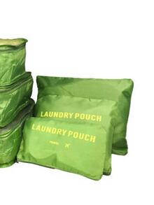 6入組套旅行收納袋套裝衣物整理收納衣櫃手提箱袋旅行收納袋學校用品房間裝飾臥室裝飾宿舍必備品學校學生老師