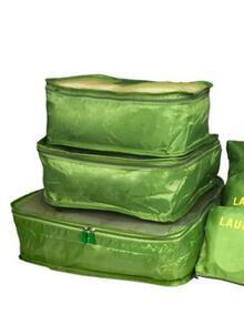 6入組套旅行收納袋套裝衣物整理收納衣櫃手提箱袋旅行收納袋學校用品房間裝飾臥室裝飾宿舍必備品學校學生老師