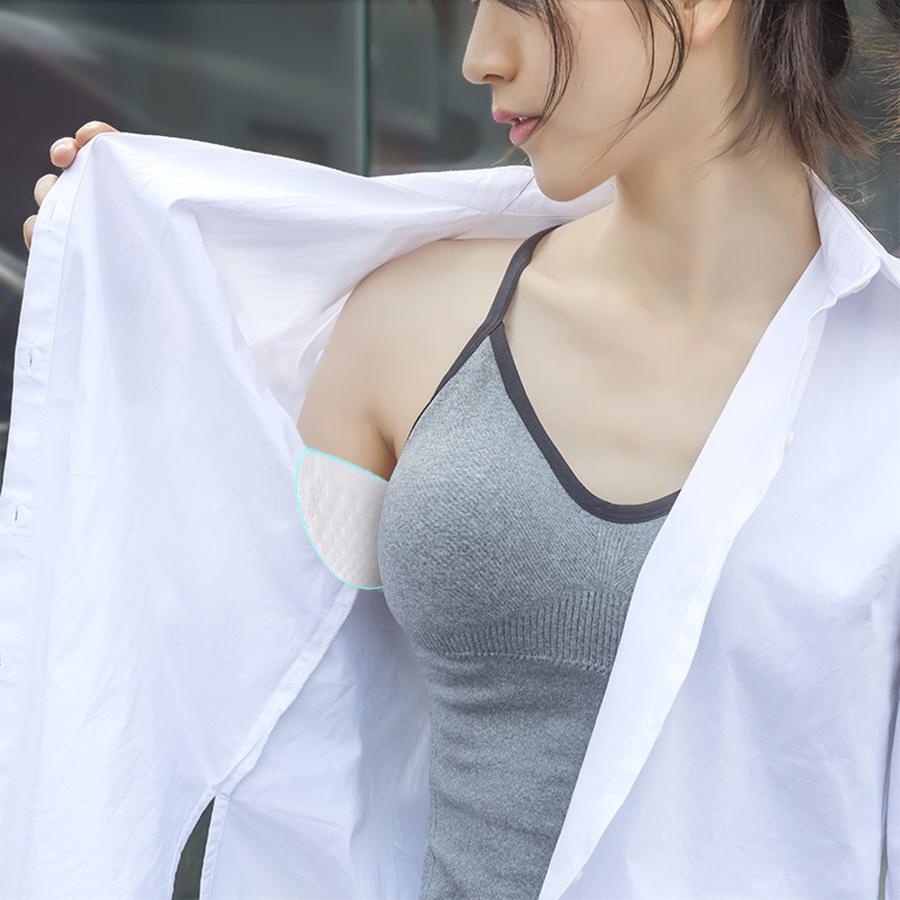 50pcs Unisex Underarm Antiperspirant Sweat Pad, Summer Concealed Breathable Sticker Anti-odor