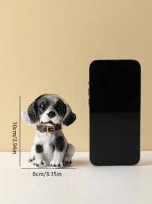 1 件树脂多功能动物形状狗设计眼镜架适用于客厅和卧室装饰最佳礼物 - 彩色 - 查看 4