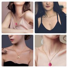 1入組水晶矽膠模具適用於樹脂橢圓形淚滴形吊墜,懸垂耳環,鑰匙圈,吊墜製作 - 白色 - 查看 2