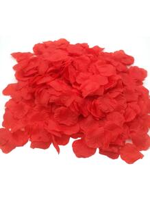 100 cái/500 cái Ngày lễ tình nhân Cánh hoa nhân tạo cưới Confetti, Trang trí tiệc cưới, Ngày lễ tình nhân, Quà tặng - Đỏ - Xem 4