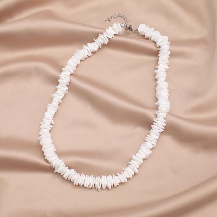 Puka shell necklace romwe hotsell