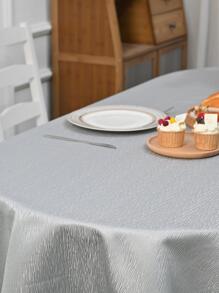1入組素色桌布 - 銀色 - 查看 4