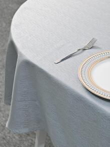 1入組素色桌布 - 銀色 - 查看 2