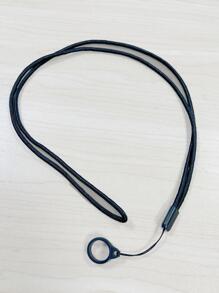 Portable Electronic Cigarette Silicone Ring Lanyard Hanging Ring Anti-drop Rope - Black - View 3