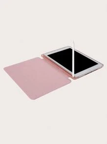 Pink Tpu Protective Case Compatible With IPad, With Pen Slot And Anti-Drop Feature, Keyboard Not Included Compatible With IPad 9th Gen/IPad 10th Generation - Baby Pink - View 3