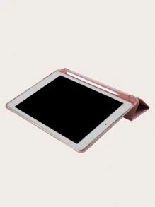 Pink Tpu Protective Case Compatible With IPad, With Pen Slot And Anti-Drop Feature, Keyboard Not Included Compatible With IPad 9th Gen/IPad 10th Generation - Baby Pink - View 2