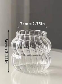 1pc Clear Cup - Clear - View 4