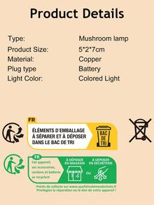 1pc Copper Decorative Light, Modernist Mixed Color Decoration Light For Home - Multicolor - View 10