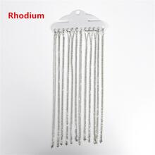 12pcs/Lot 40cm Flat O-Chains For Women Simple Necklace Jewelry DIY Necklace Accessories