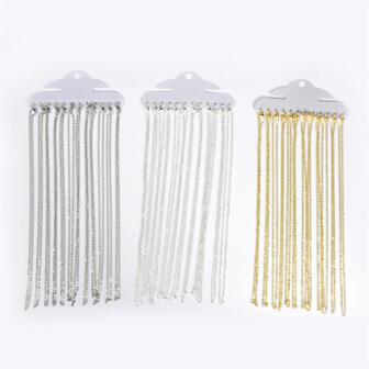 12pcs/Lot 40cm Flat O-Chains For Women Simple Necklace Jewelry DIY Necklace Accessories
