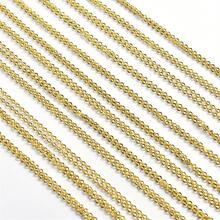 12pcs/Lot 40cm Flat O-Chains For Women Simple Necklace Jewelry DIY Necklace Accessories