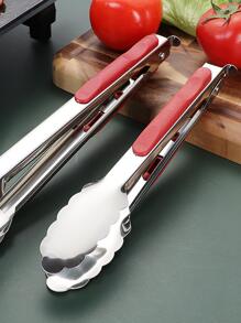 Kẹp thức ăn bằng thép không gỉ màu đỏ - Đỏ - Xem 5