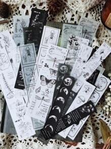 30入組混合圖案貼紙 - 彩色 - 查看 1