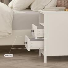 21.7'' Tall 2 - Drawer Nightstand in White End Table - trắng - Xem 9