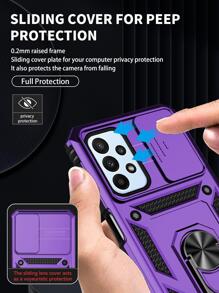 军规级防摔保护，极简防震，兼容，男士适用，兼容 16，带指环支架，兼容 15/15 Plus/15 Pro/15 Pro Max，防水防震防摔防刮，春季礼物 - 紫色 - 查看 9