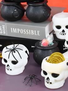 1 pieza Decoración con diseño de cráneo - Blanco - Ver 2