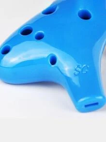 1pc ABS Ocarina Instrument, Funny Musical Instrument For Gift - Blue - View 7