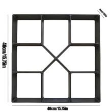 1 pieza Molde de cemento DIY para sendero de jardín - Negro - Ver 7