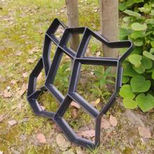 1 pieza Molde de cemento DIY para sendero de jardín - Negro - Ver 5