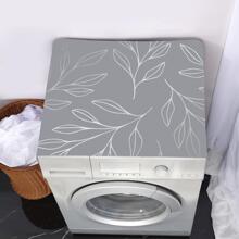 1入組樹葉印花洗衣機罩 - 灰色 - 查看 3