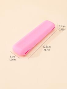 Giá đựng cọ trang điểm du lịch, Túi đựng đồ trang điểm chống nước cho phụ nữ, Giá đựng cọ trang điểm mặt bằng silicon chống rơi từ tính, Túi đựng dụng cụ trang điểm mềm mại và đẹp mắt khi đi du lịch - Màu kaki - Hồng - Xem 5