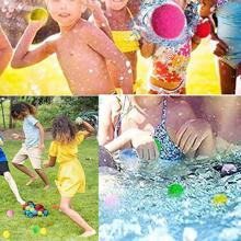 18入組可重複使用水球,可重複使用水氣球適用於戶外玩具和遊戲,水玩具適用於成年人男孩和女孩-夏天玩具球適用於水池和後院樂趣 - 彩色 - 查看 4