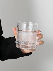 1入組透明玻璃杯子,個性化咖啡杯牛奶拿鐵杯子水杯果汁杯子 - 無色 - 查看 7