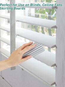 4 miếng bọt biển lau bụi, màu xám - Màu Xám nhạt - Xem 2