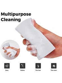 4 miếng bọt biển lau bụi, màu xám - Màu Xám nhạt - Xem 7