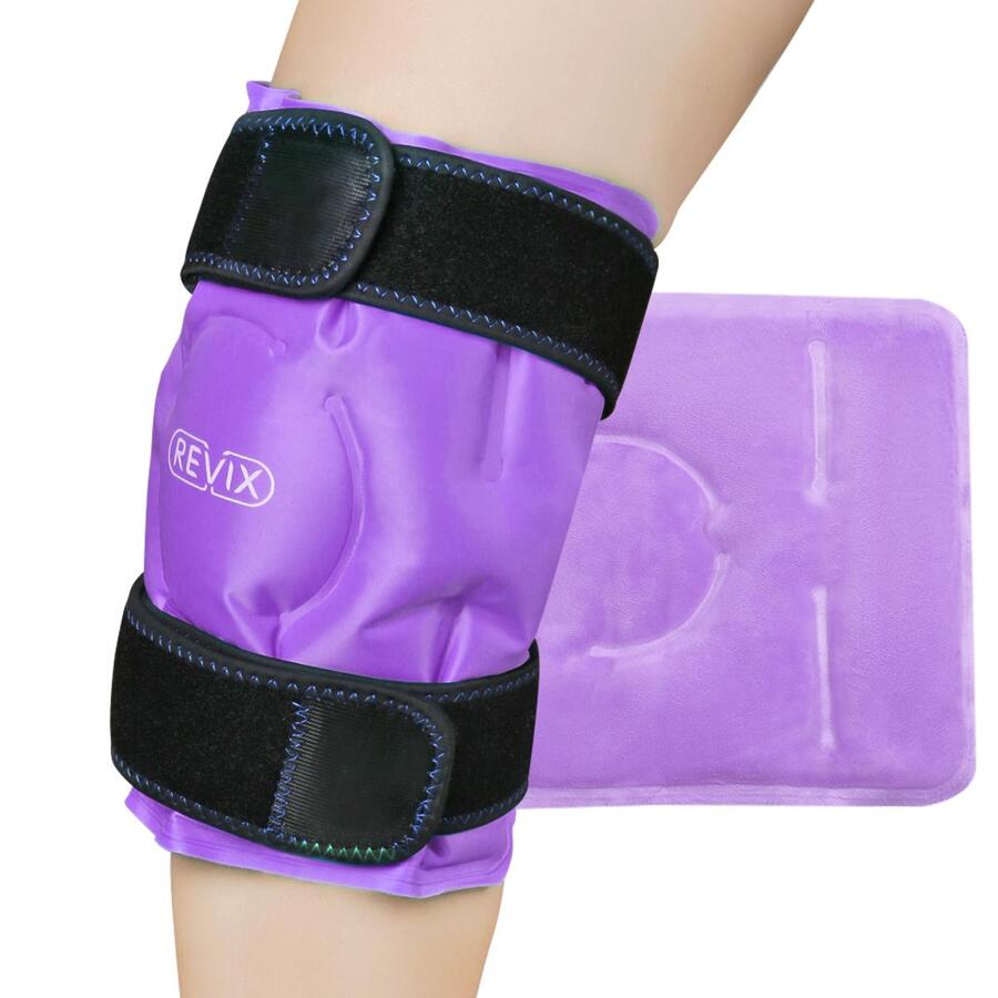 REVIX Multi-Purpose Reusable, Cooling Ice Pack In Summer, Keeping Warm In Winter, Home And Outdoor, Hands-Free Application - Purple - View 1
