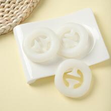 1入組矽膠擠壓玩具,搞笑夜光幾何解壓玩具適用於緩解壓力