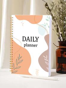 Trees 1pc daily planner - Orange - View 2