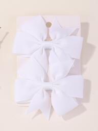 bilicaca 2pcs Girls Bowknot Decorated Hair Clips For Parties