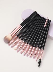 12件套化妆刷套装，优质合成毛眼影晕染刷套装，化妆工具，化妆刷套装，化妆刷组合，化妆刷套装，全套化妆刷，化妆刷套装，全套化妆工具，化妆刷套装，化妆刷套装，化妆礼盒套装 - 彩色 - 查看 5