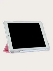 iPad筆槽大理石紋保護套 - 西瓜粉 - 查看 4