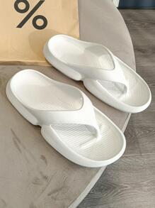 女士人字拖,閒暇白色人字拖 - 白色 - 查看 5