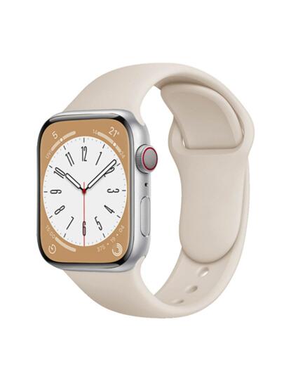 St.siabe Relógio esportivo feminino e masculino com fivela de silicone simples Starlight, compatível com Apple Watch, pulseira de 38 mm, 40 mm, 41 mm, 45 mm, 44 mm, 42 mm e 49 mm, pulseira respirável macia e confortável, pulseira, presente de festa de pulso para feriado, com acessórios de substituição da série Ultra 9/8/7/6/5/SE/4/3/2/1, como presente para alunos que retornam à escola