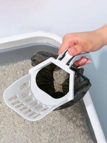 1pc Pet Poopbag Cleaning Tool - Yellow - View 3