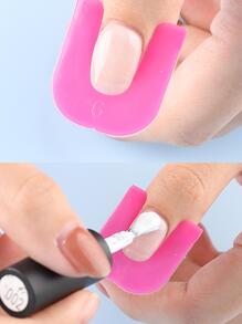 FULL BEAUTY 26 chiếc kẹp chăm sóc móng tay chống tràn sơn móng tay chống tràn keo dán móng tay Phụ kiện làm móng, đồ dùng làm móng, dụng cụ làm móng, dụng cụ làm móng, trở lại trường, móng tay, dụng cụ làm móng để dán móng tay - Màu Hồng Tươi - Xem 3