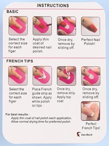 FULL BEAUTY 26 chiếc kẹp chăm sóc móng tay chống tràn sơn móng tay chống tràn keo dán móng tay Phụ kiện làm móng, đồ dùng làm móng, dụng cụ làm móng, dụng cụ làm móng, trở lại trường, móng tay, dụng cụ làm móng để dán móng tay - Màu Hồng Tươi - Xem 8
