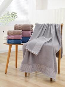 1 buc prosop de baie cu plasă îngroșată, imprimat, pentru uz casnic, prosop de duș pentru salon de înfrumusețare, sporturi hoteliere, articole esențiale pentru casă, prosop, prosop de baie pentru îngrijirea pielii - Violet - Vizualizare 4